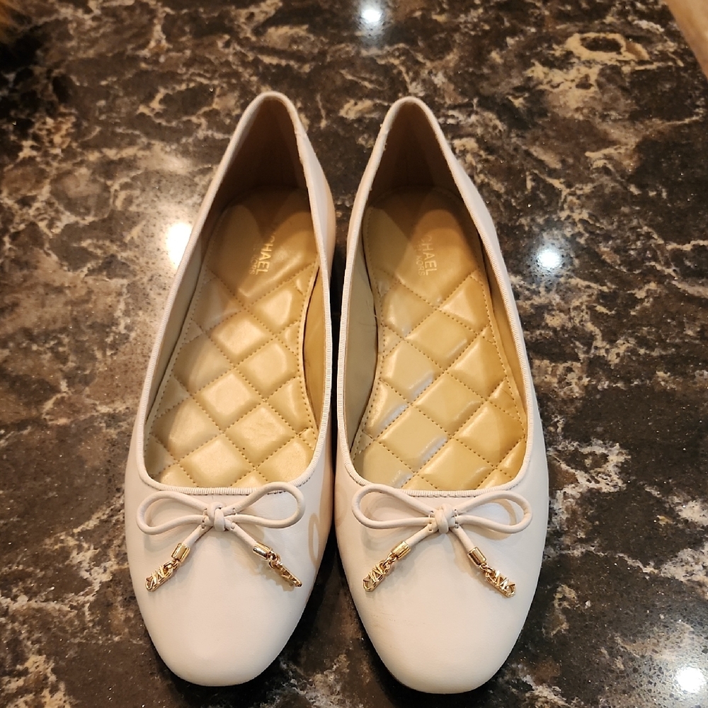 Elegant White Ballet Flats